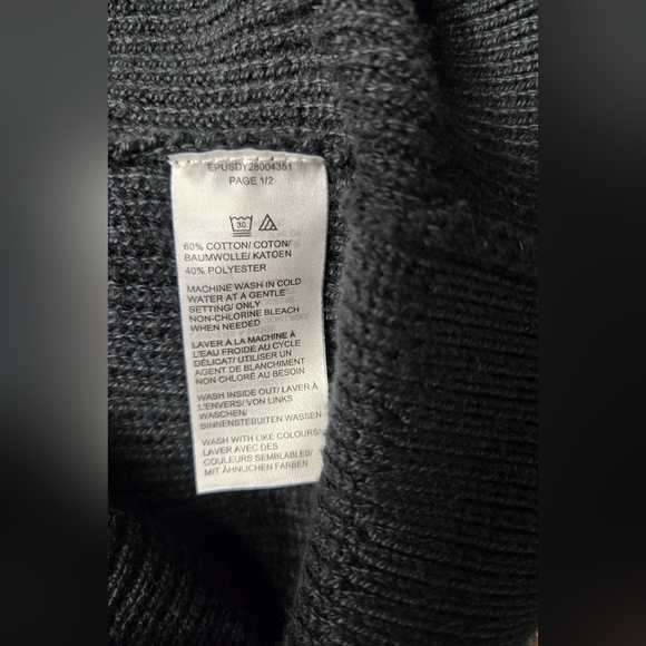 Core Life L Black Knit Dress Long Sleeves Stretch New - Picture 7 of 7